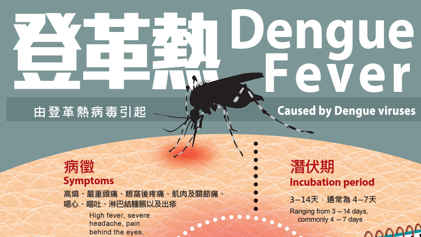 本港錄5宗登革熱傳入個案 病人潛伏期內(nèi)曾到內(nèi)地、印度和越南